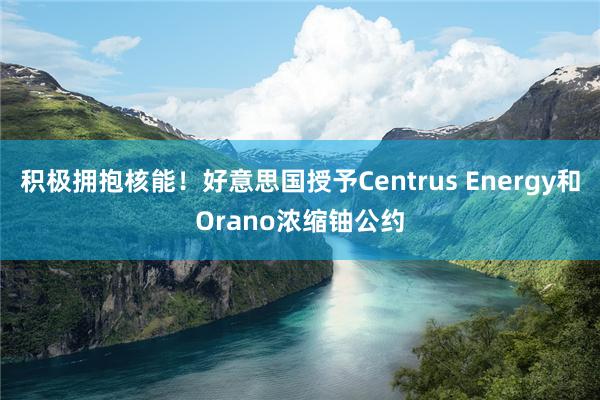 积极拥抱核能！好意思国授予Centrus Energy和Orano浓缩铀公约